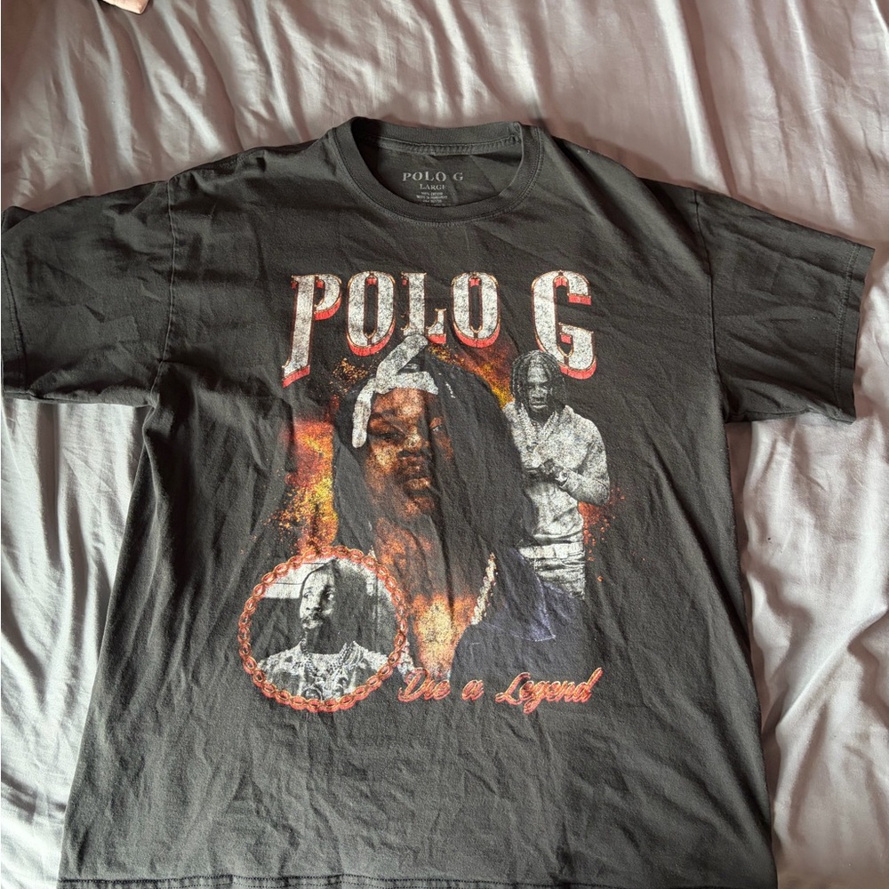 Polo G Black Graphic 'Polo G' Short Sleeve Tee